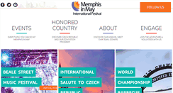Desktop Screenshot of memphisinmay.org