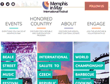 Tablet Screenshot of memphisinmay.org